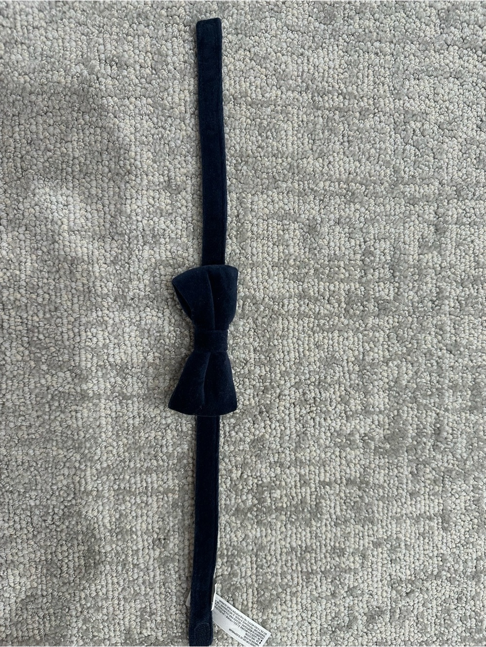 Janie and Jack Boys Navy Velvet Bow Tie Size 2-5